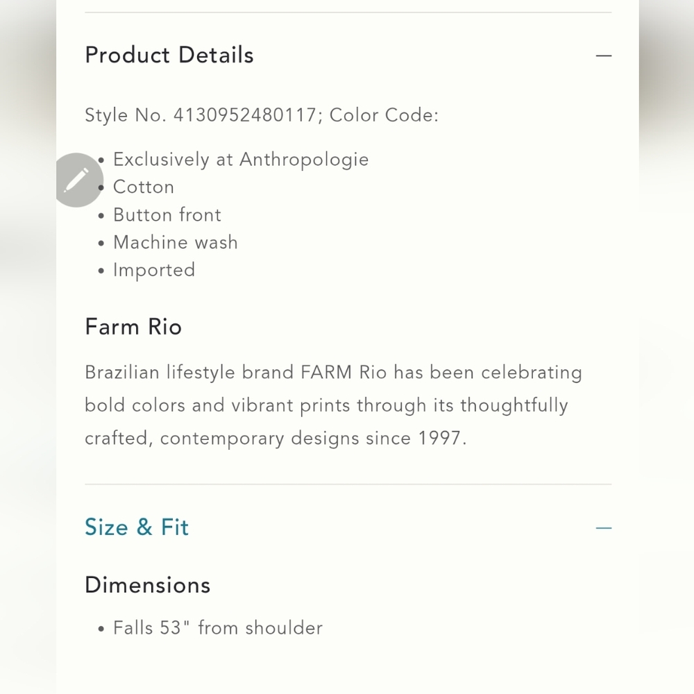 Farm Rio Dress - Picture 8 of 8